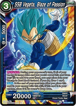 SSB Vegeta, Blaze of Passion [BT10-040] | Mindsight Gaming