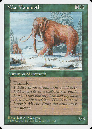 War Mammoth [Fourth Edition] | Mindsight Gaming