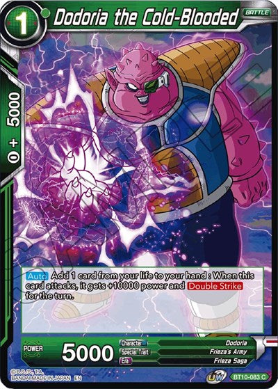 Dodoria the Cold-Blooded [BT10-083] | Mindsight Gaming