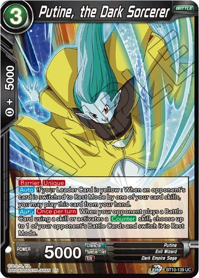 Putine, the Dark Sorcerer [BT10-139] | Mindsight Gaming