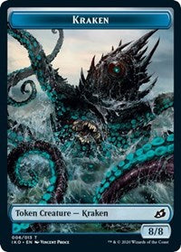 Kraken // Elemental (010) Double-sided Token [Commander 2020] | Mindsight Gaming