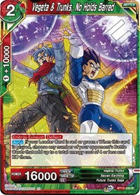 Vegeta & Trunks, No Holds Barred [BT10-144] | Mindsight Gaming