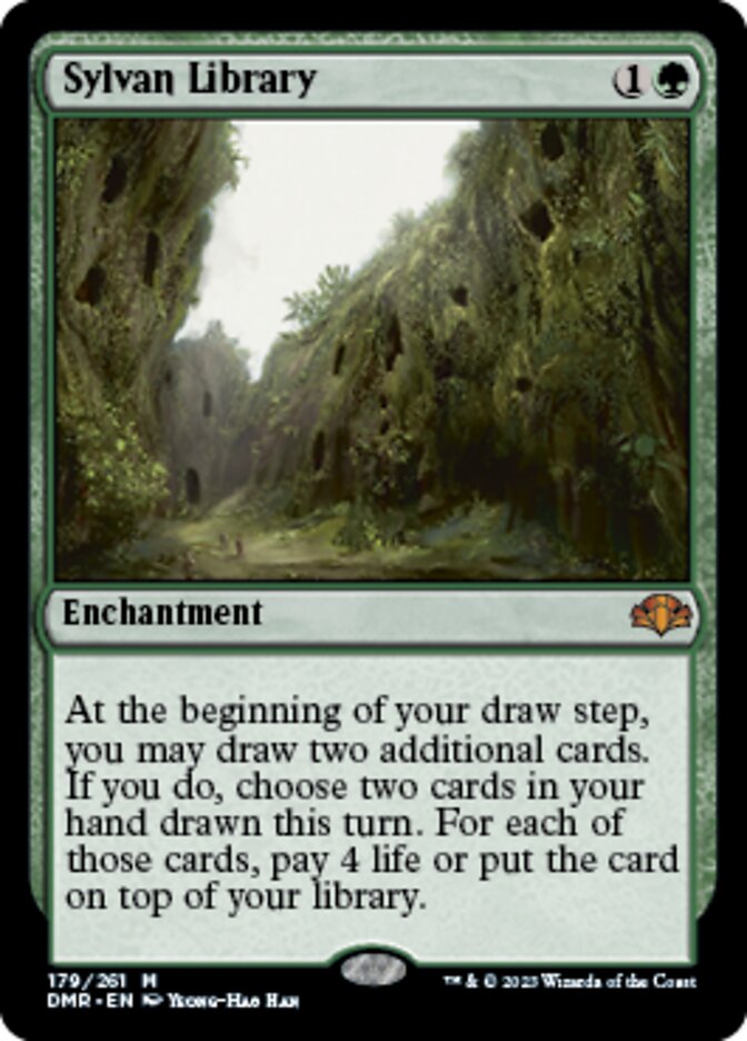 Sylvan Library [Dominaria Remastered] | Mindsight Gaming