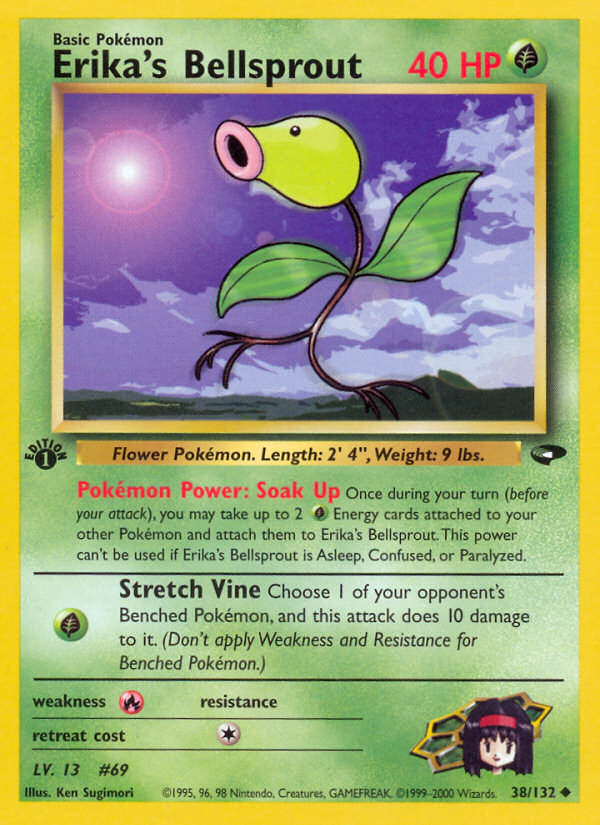 Erika's Bellsprout (38/132) [Gym Challenge 1st Edition] | Mindsight Gaming