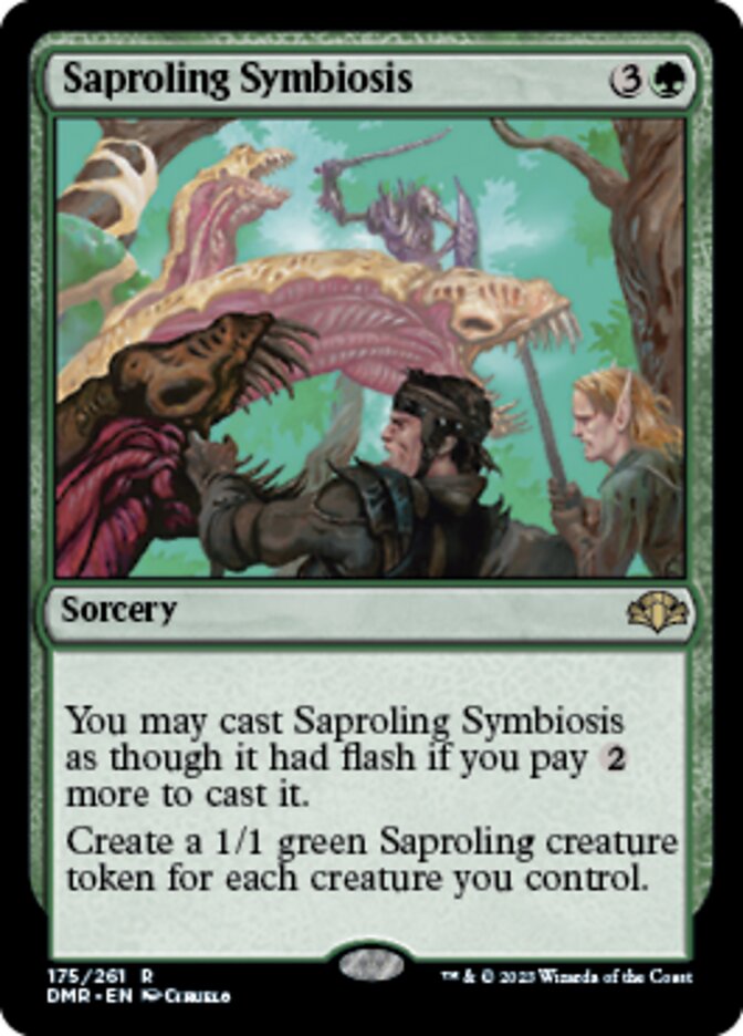 Saproling Symbiosis [Dominaria Remastered] | Mindsight Gaming