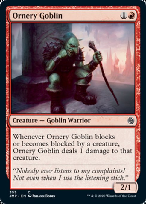 Ornery Goblin [Jumpstart] | Mindsight Gaming