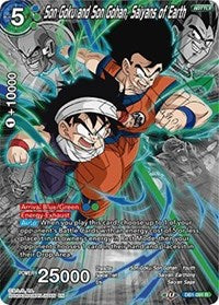 Son Goku and Son Gohan, Saiyans of Earth (Alternate Art) [DB1-091] | Mindsight Gaming