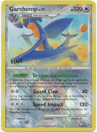 Garchomp (5/147) (Championship Promo Staff) [Platinum: Supreme Victors] | Mindsight Gaming