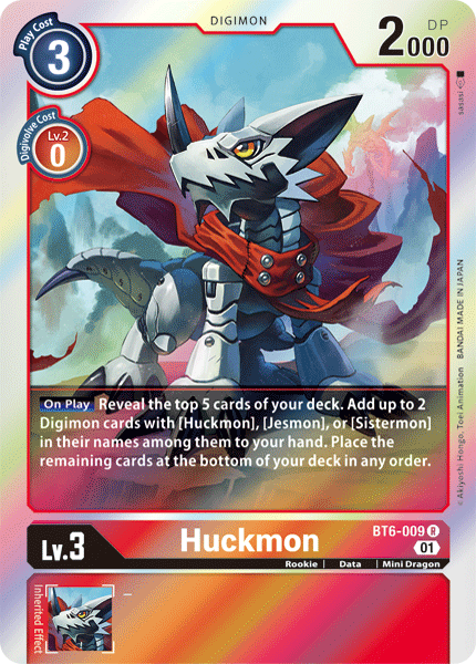 Huckmon [BT6-009] [Double Diamond] | Mindsight Gaming