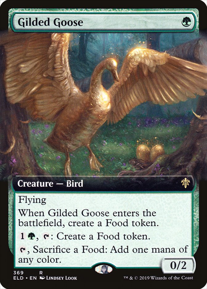 Gilded Goose (Extended Art) [Throne of Eldraine] | Mindsight Gaming