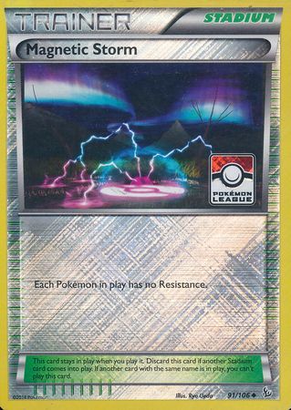 Magnetic Storm (91/106) (League Promo) [XY: Flashfire] | Mindsight Gaming