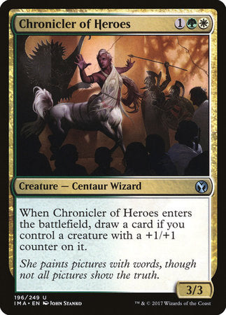 Chronicler of Heroes [Iconic Masters] | Mindsight Gaming