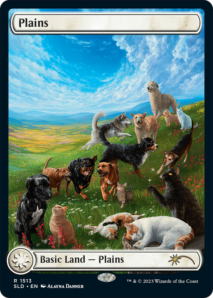 Plains (1513) [Secret Lair Commander Deck: Raining Cats and Dogs] | Mindsight Gaming