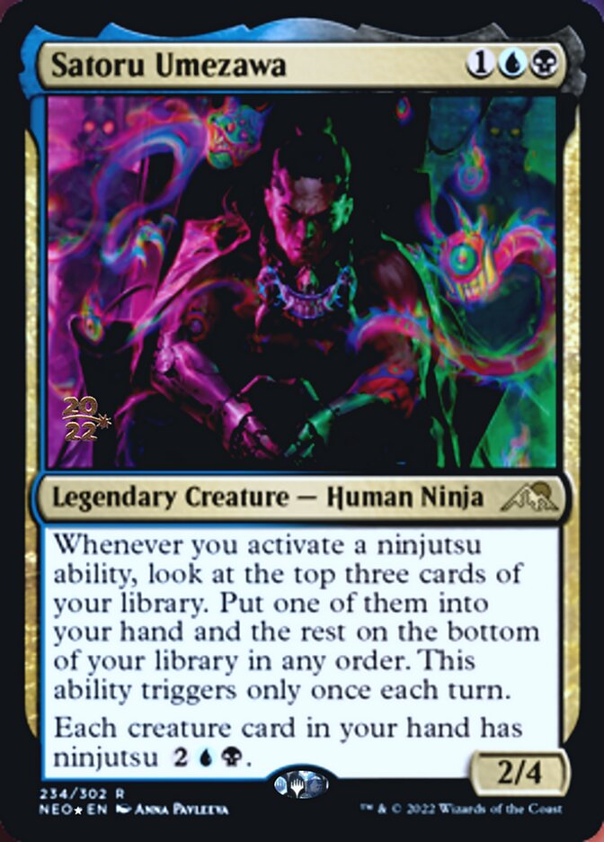 Satoru Umezawa [Kamigawa: Neon Dynasty Prerelease Promos] | Mindsight Gaming