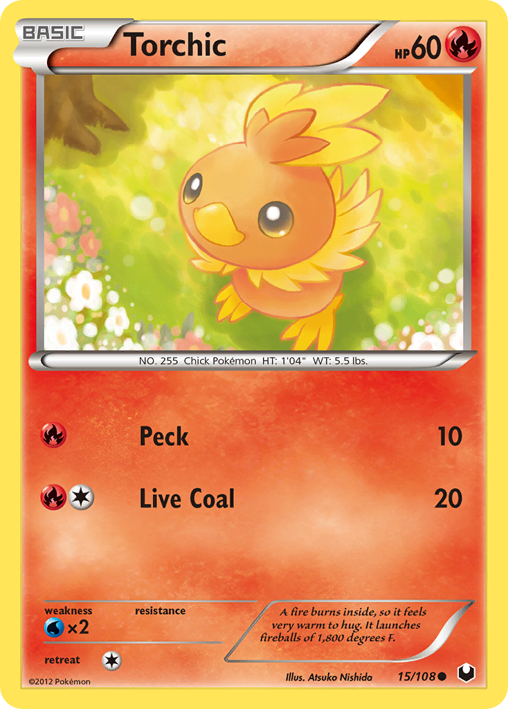 Torchic (15/108) [Black & White: Dark Explorers] | Mindsight Gaming