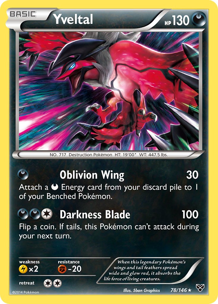 Yveltal (78/146) (Theme Deck Exclusive) [XY: Base Set] | Mindsight Gaming