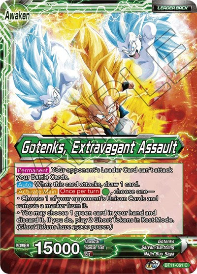 Gotenks // Gotenks, Extravagant Assault [BT11-061] | Mindsight Gaming