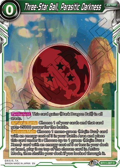 Three-Star Ball, Parasitic Darkness [BT11-087] | Mindsight Gaming