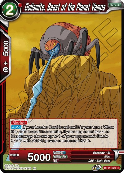 Goliamite, Beast of the Planet Vampa [BT11-020] | Mindsight Gaming