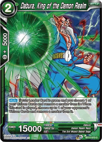 Dabura, King of the Demon Realm [BT11-073] | Mindsight Gaming