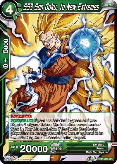 SS3 Son Goku, to New Extremes [BT11-074] | Mindsight Gaming