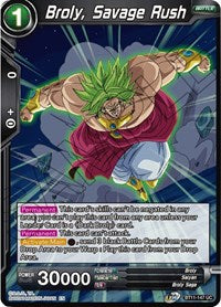 Broly, Savage Rush [BT11-147] | Mindsight Gaming