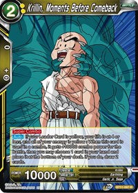 Krillin, Moments Before Comeback [BT11-097] | Mindsight Gaming