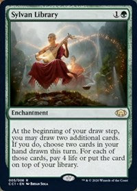 Sylvan Library [Commander Collection: Green] | Mindsight Gaming