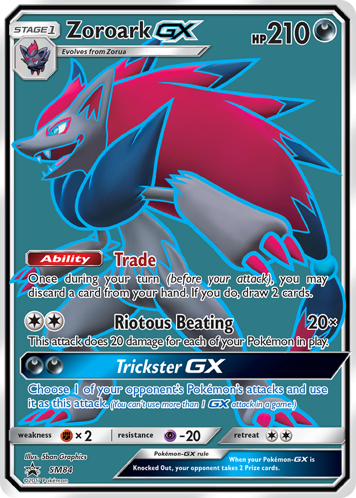 Zoroark GX (SM84) [Sun & Moon: Black Star Promos] | Mindsight Gaming