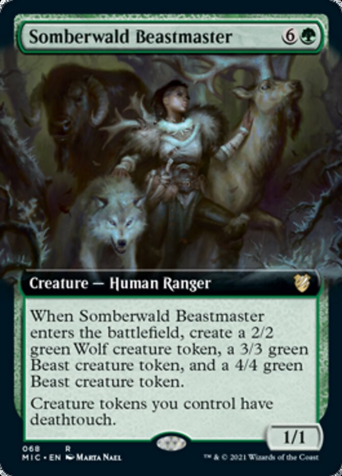 Somberwald Beastmaster (Extended) [Innistrad: Midnight Hunt Commander] | Mindsight Gaming