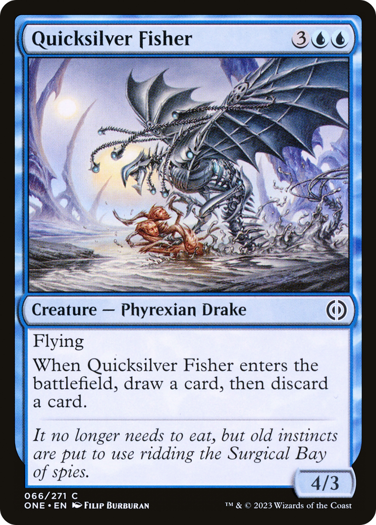 Quicksilver Fisher [Phyrexia: All Will Be One] | Mindsight Gaming