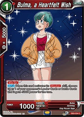 Bulma, a Heartfelt Wish [DB3-004] | Mindsight Gaming