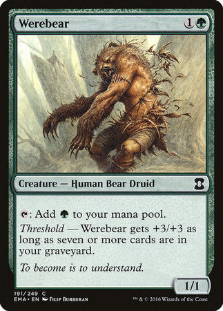 Werebear [Eternal Masters] | Mindsight Gaming