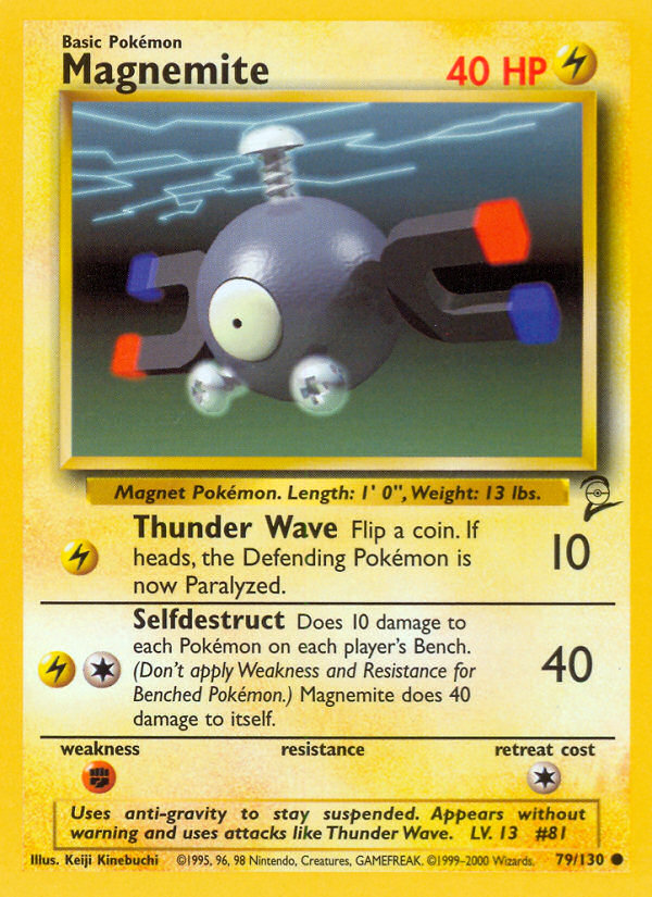 Magnemite (79/130) [Base Set 2] | Mindsight Gaming