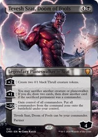 Tevesh Szat, Doom of Fools (Extended Art) [Commander Legends] | Mindsight Gaming