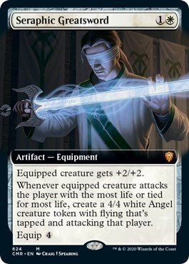 Seraphic Greatsword (Extended Art) [Commander Legends] | Mindsight Gaming