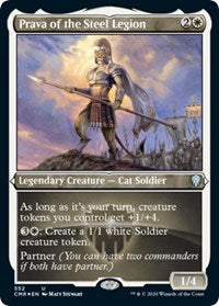 Prava of the Steel Legion (Foil Etched) [Commander Legends] | Mindsight Gaming