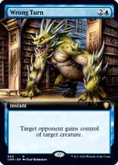 Wrong Turn (Extended Art) [Commander Legends] | Mindsight Gaming