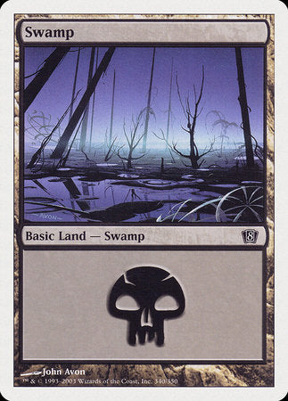 Swamp (340) [Eighth Edition] | Mindsight Gaming