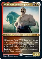 Bruse Tarl, Boorish Herder (Foil Etched) [Commander Legends] | Mindsight Gaming