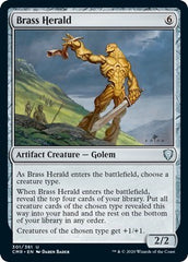 Brass Herald [Commander Legends] | Mindsight Gaming