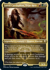 Jared Carthalion, True Heir (Foil Etched) [Commander Legends] | Mindsight Gaming