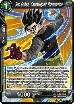 Son Gohan, Catastrophic Premonition [BT12-130] | Mindsight Gaming