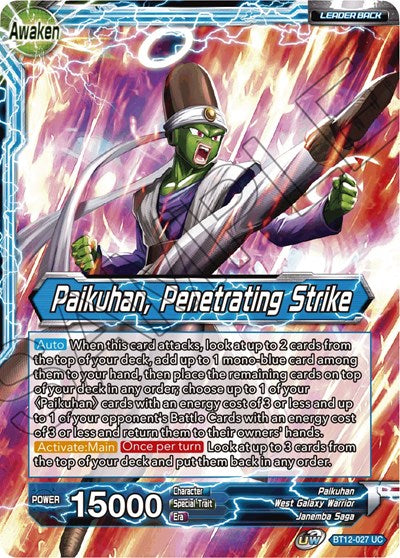 Paikuhan // Paikuhan, Penetrating Strike [BT12-027] | Mindsight Gaming