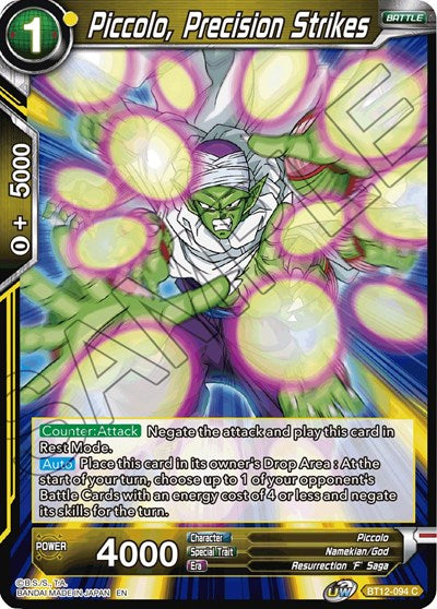 Piccolo, Precision Strikes [BT12-094] | Mindsight Gaming