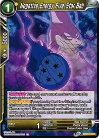 Negative Energy Five-Star Ball [BT12-116] | Mindsight Gaming