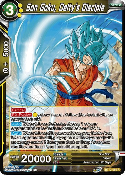 Son Goku, Deity's Disciple [BT12-089] | Mindsight Gaming