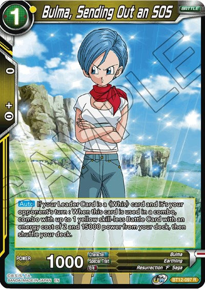 Bulma, Sending Out an SOS [BT12-097] | Mindsight Gaming