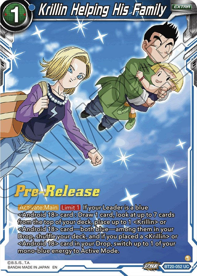 Krillin Helping His Family (BT20-052) [Power Absorbed Prerelease Promos] | Mindsight Gaming