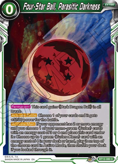 Four-Star Ball, Parasitic Darkness [BT12-080] | Mindsight Gaming